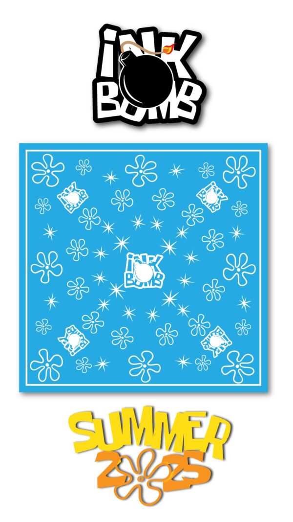 InkBomb Flag - Blue