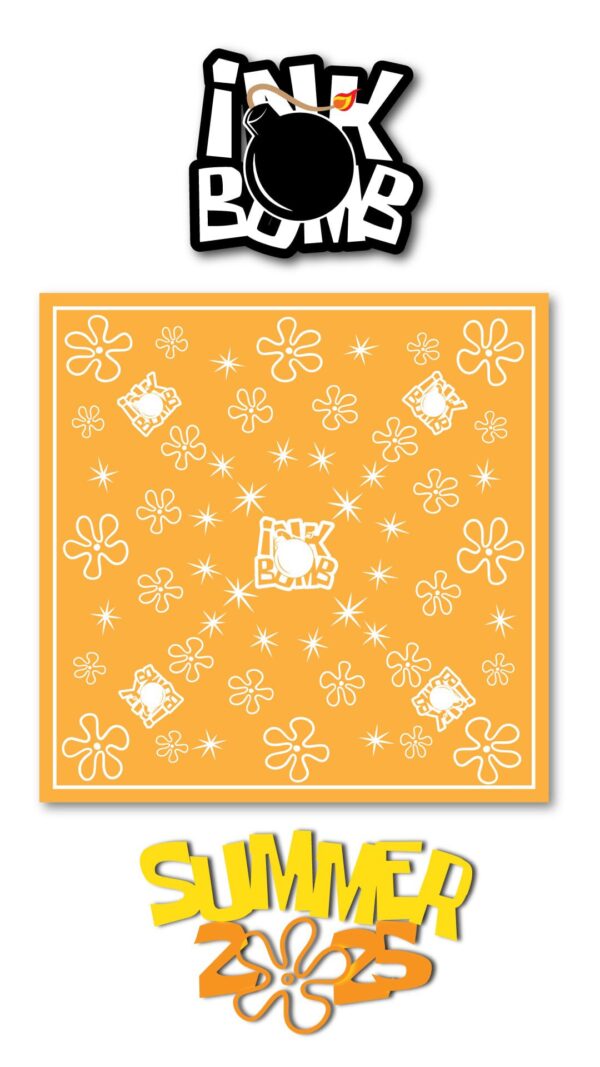 InkBomb Flag - Orange